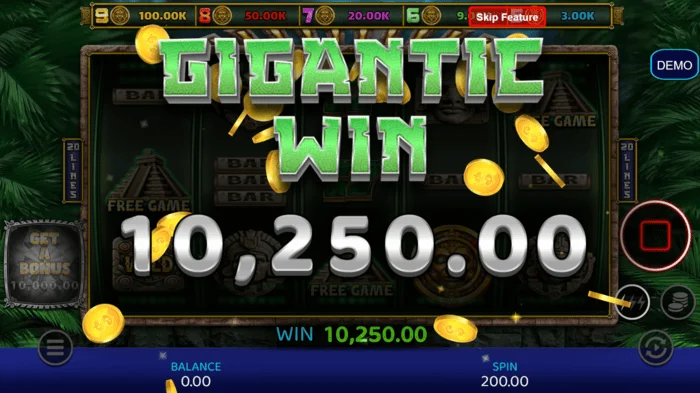 Mayan Madness – didelis laimėjimas premijiniame režime